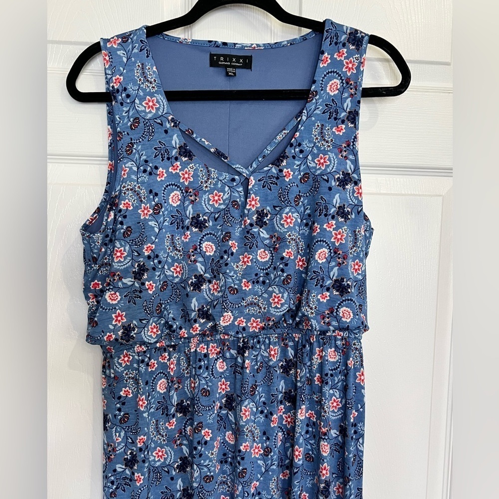 Trixxi Women’s floral print maxi dress - Size XL - Picture 6 of 7